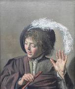 Frans Hals, Singender Knabe mit Flote